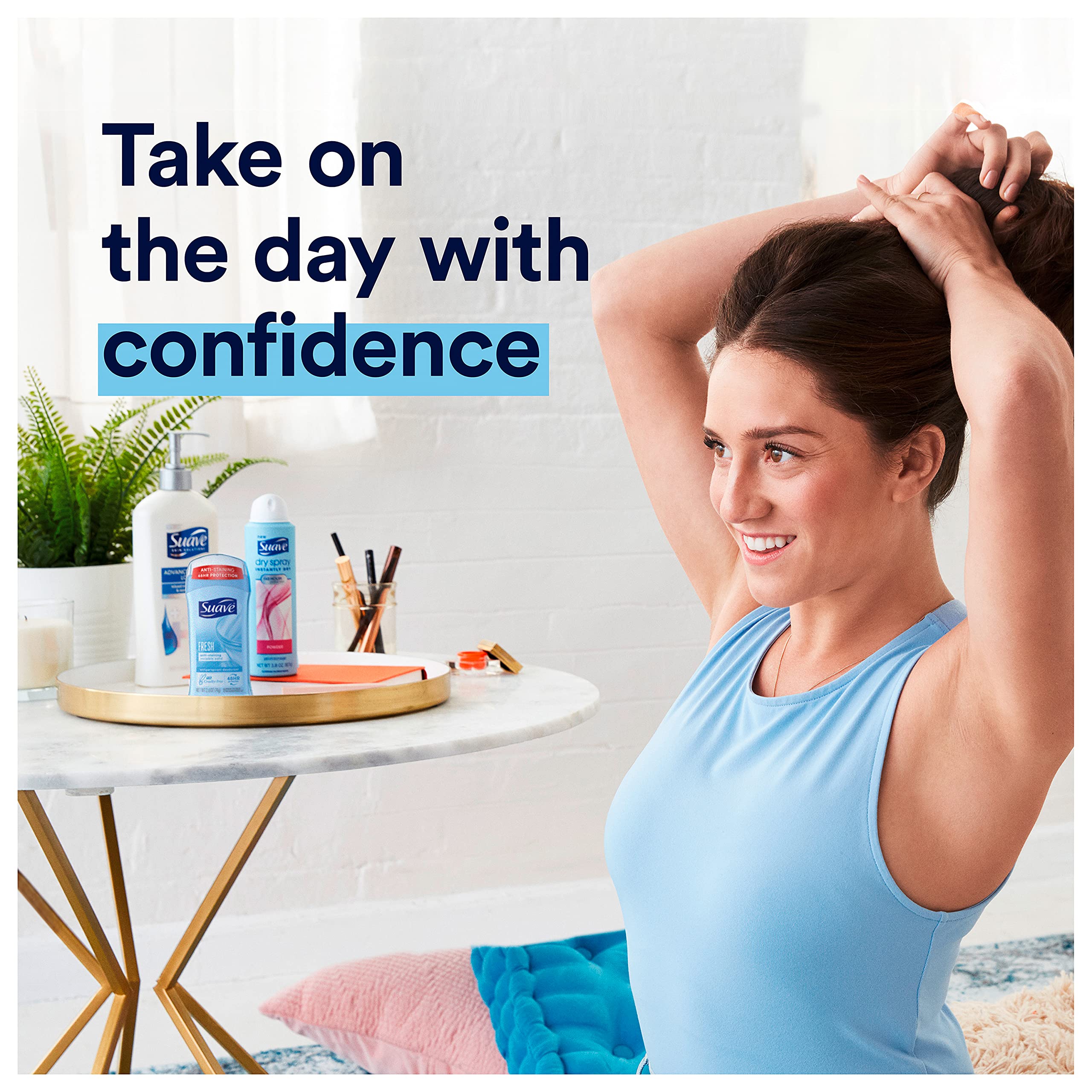 Suave Antiperspirant Deodorant, Shower Fresh 2.6 oz, Twin Pack